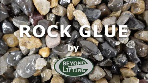 How do you glue rocks in place?