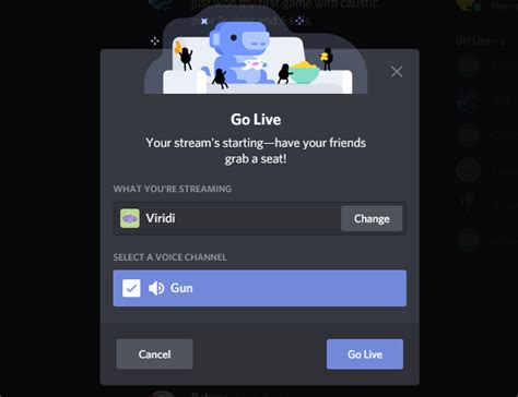 How do you go live on Discord on PS5?
