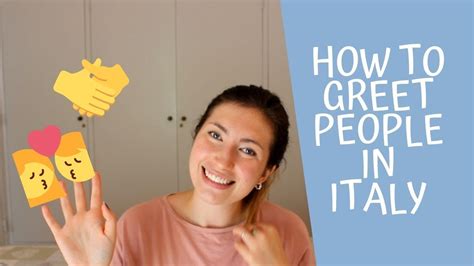 How do you greet a girl in Italian?