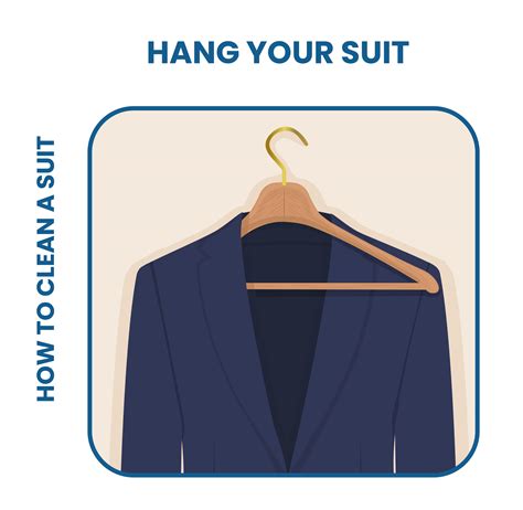 How do you hang a suit?