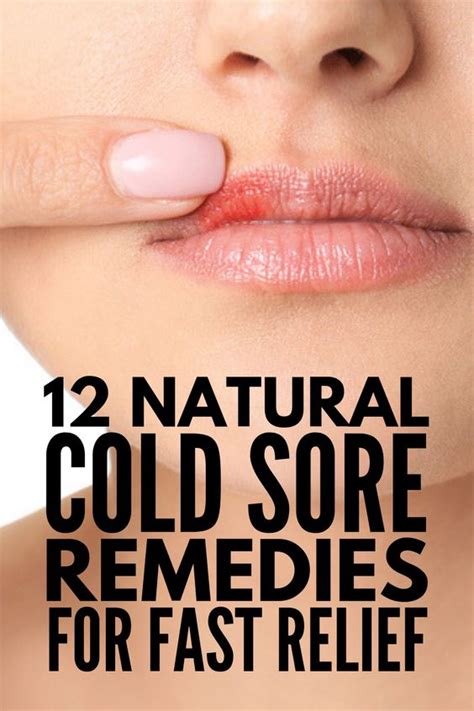 How do you heal a cold sore fast at home?