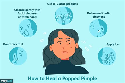 How do you heal a hole in a pimple?