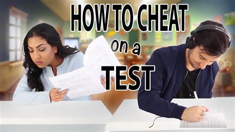 How do you hide cheating on a test?