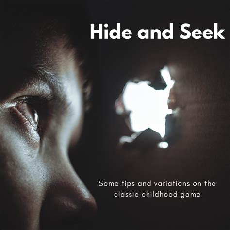 How do you hide-and-seek like a pro?