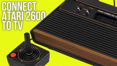 How do you hook up Atari to TV?