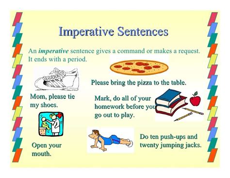 How do you identify an imperative sentence?