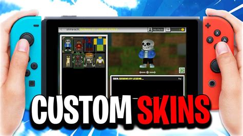 How do you import skins into Minecraft switch?