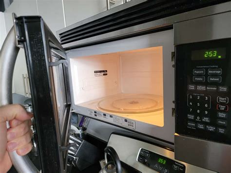 How do you inspect a microwave?