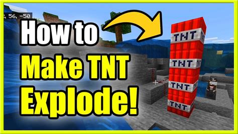 How do you instantly activate TNT in Minecraft?