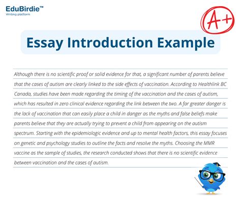 How do you introduce a biography in an essay?