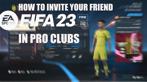 How do you invite cross gen friends on FIFA 23?
