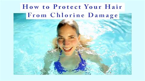 How do you keep chlorine from ruining your hair?