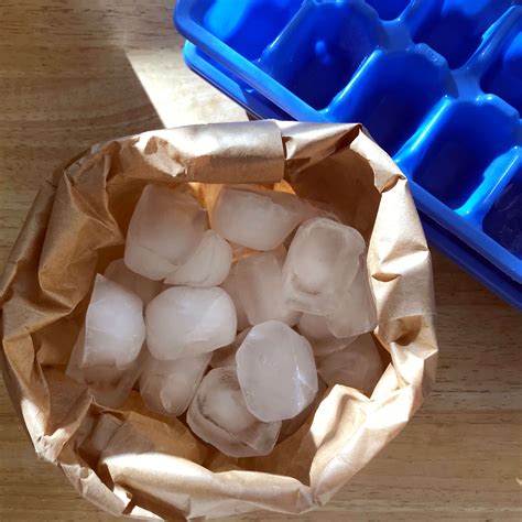 How do you keep ice cubes from melting at a party?