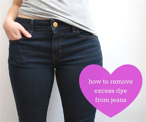 How do you keep jean dye from rubbing off?
