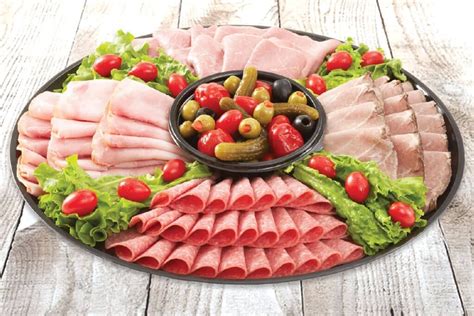 How do you keep meat platters cold?