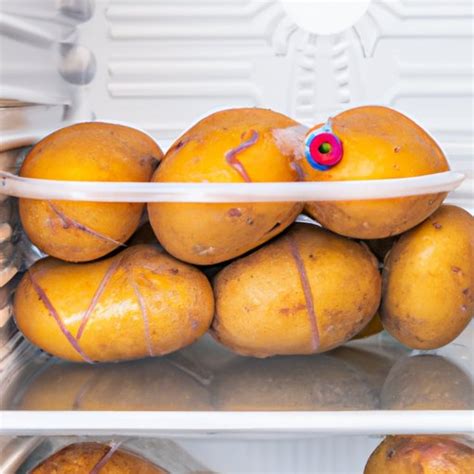 How do you keep potatoes from turning black in the fridge?