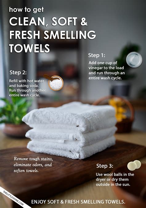 How do you keep towels soft and smelling fresh?