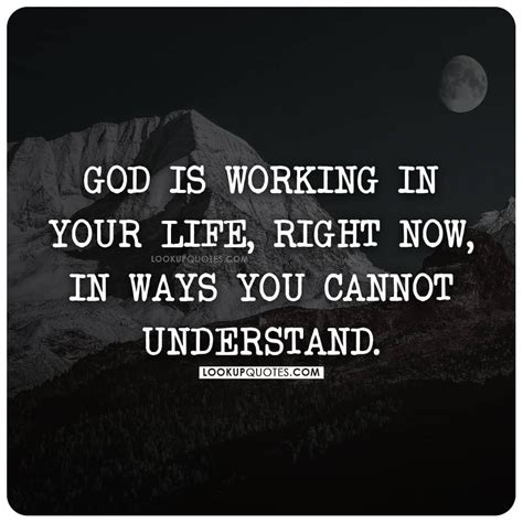 How do you know God is working in your life?