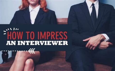 How do you know an interviewer is impressed?