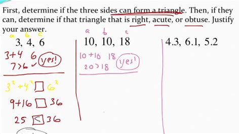 How do you know if 3 sides make a triangle?
