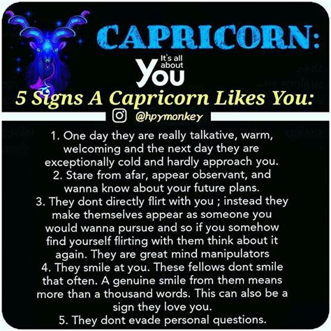 How do you know if a Capricorn secretly likes you?