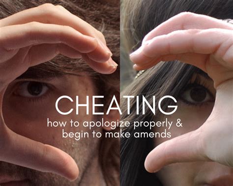 How do you know if a cheater is really sorry?