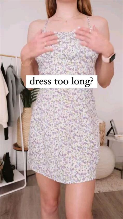 How do you know if a dress is too long?