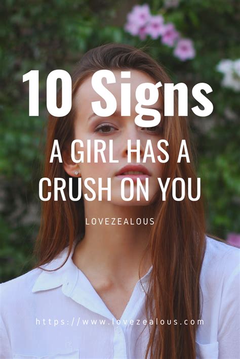 How do you know if a female student has a crush on you?