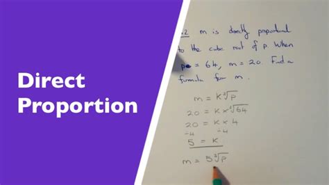 How do you know if a force is directly proportional?