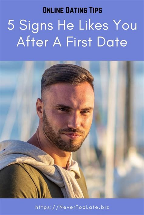 How do you know if a guy is interested after a first date?