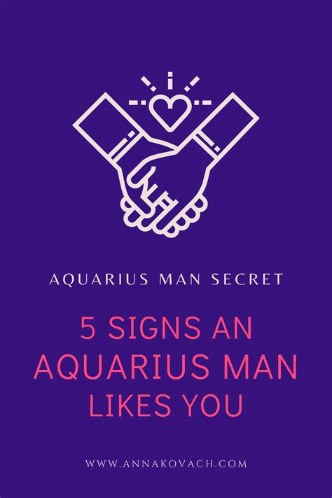 How do you know if an Aquarius man secretly likes you?