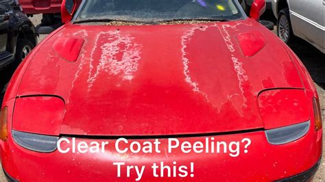 How do you know if clear coat is bad?