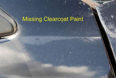 How do you know if clear coat is gone?