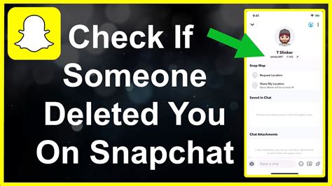 How do you know if he removed you on Snapchat?