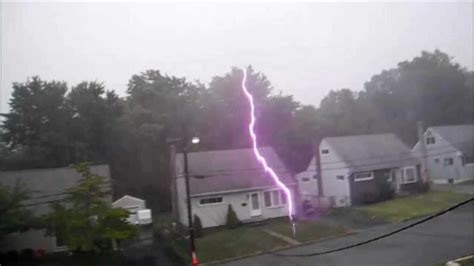 How do you know if lightning is going to strike your house?