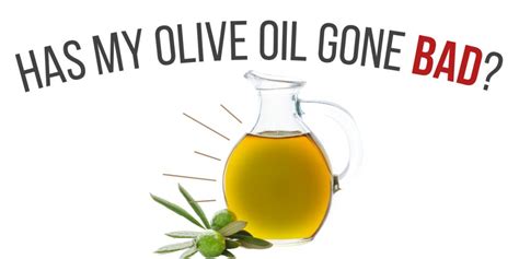 How do you know if olive oil has gone bad?