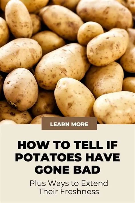 How do you know if potatoes are safe?