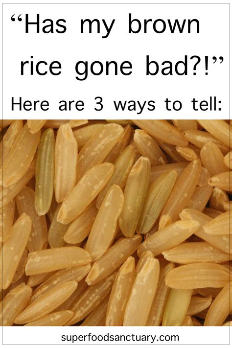 How do you know if rice is bad?