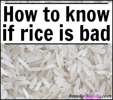 How do you know if rice is unsafe?