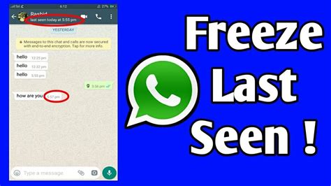 How do you know if someone froze their last seen on WhatsApp?