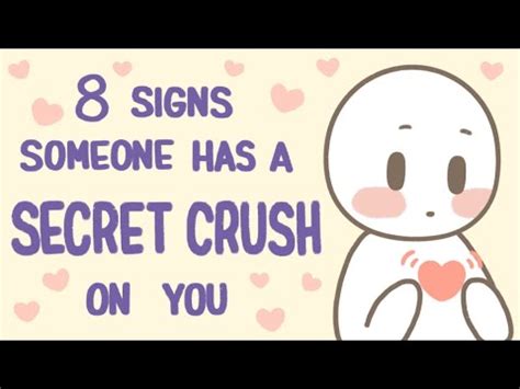 How do you know if someone has a crush on you secretly?