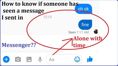 How do you know if someone has seen your message?