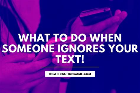 How do you know if someone ignores your text?