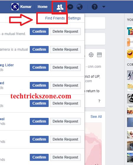 How do you know if someone refuses your friend request on Facebook?