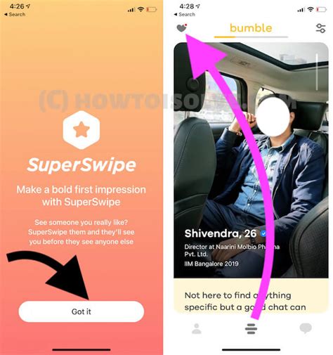 How do you know if someone swiped right on you?