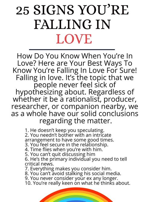 How do you know if you're slowly falling for someone?