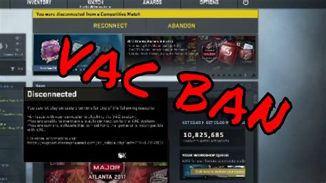 How do you know if you are VAC banned?