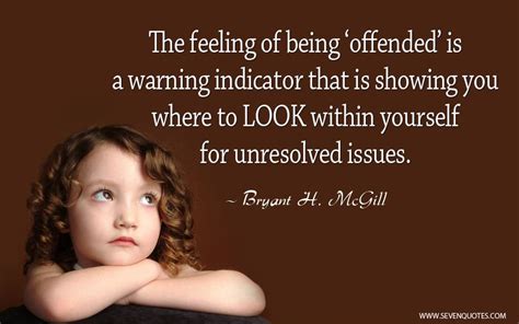 How do you know if you are offended?