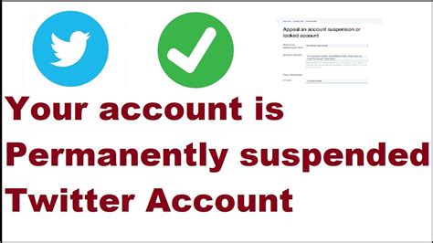 How do you know if your Twitter account is suspended?