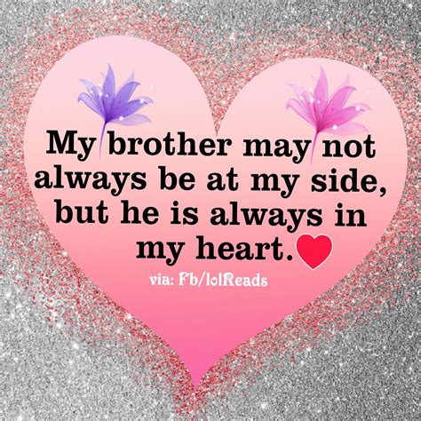 How do you know if your brother loves you?